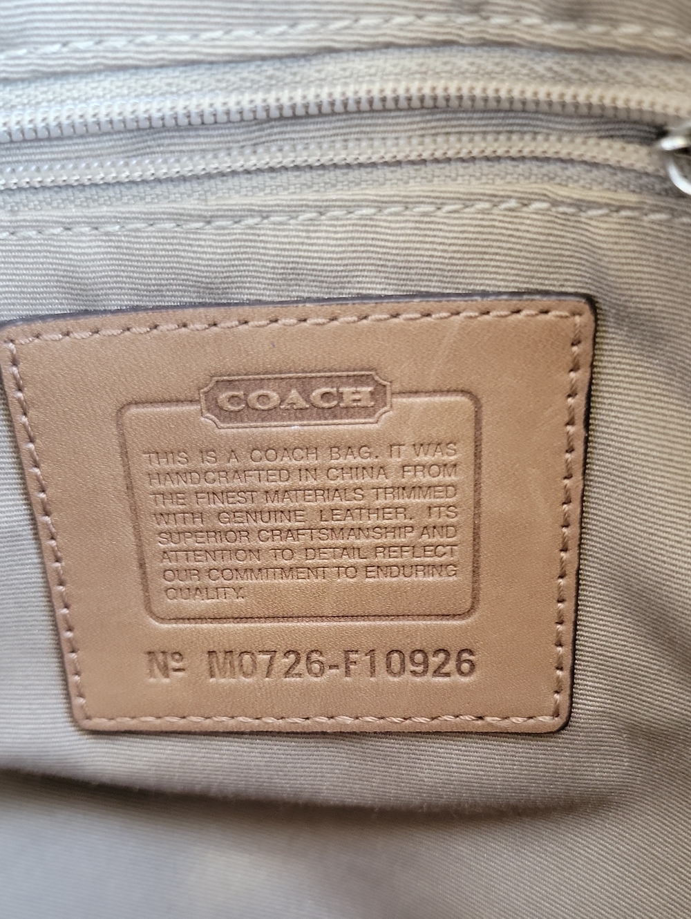 Coach F10926 Brown Signature Soho Shoulder Bag Silver Hardware Y2K - Picture 13 of 14